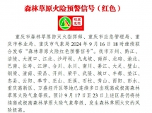 北方下雪了！重庆红色预警！梁平等地发生森林草原火灾风险极高，需特别注意！